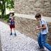 Nigel Akio, 9, and Patrick Peck, 11, play with rubber band guns during the Mini Maker Faire on Saturday, June 8. Daniel Brenner I AnnArbor.com